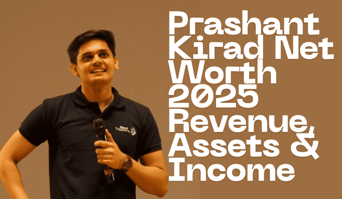prashant kirad net worth in inr​